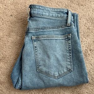 Loft high rise ankle jeans